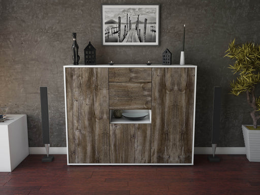 Highboard Paulina, Treibholz Front (136x108x35cm) - Dekati GmbH