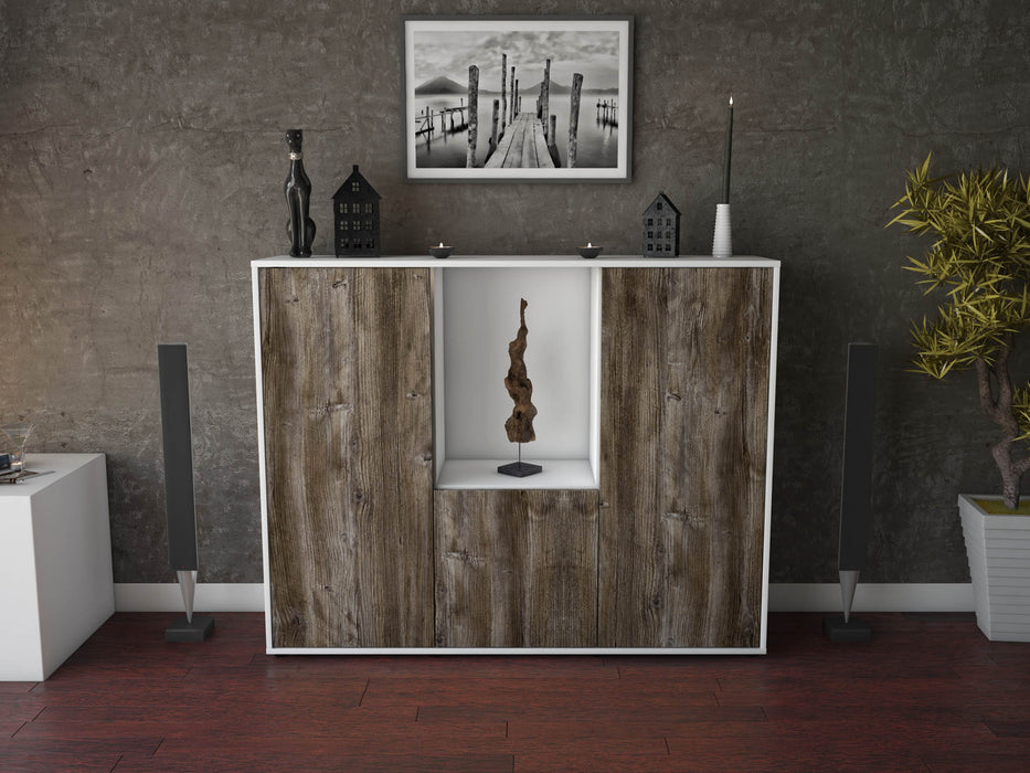 Highboard Pia, Treibholz Front (136x108x35cm) - Dekati GmbH