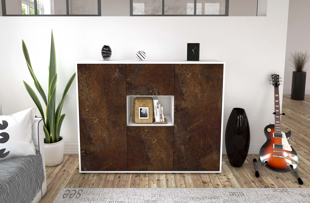 Highboard Pippa, Rost Front (136x108x35cm) - Dekati GmbH