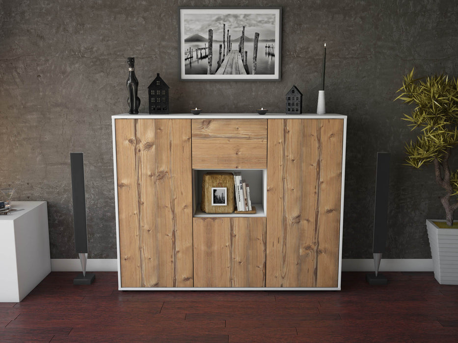 Highboard Pippa, Pinie Front (136x108x35cm) - Dekati GmbH