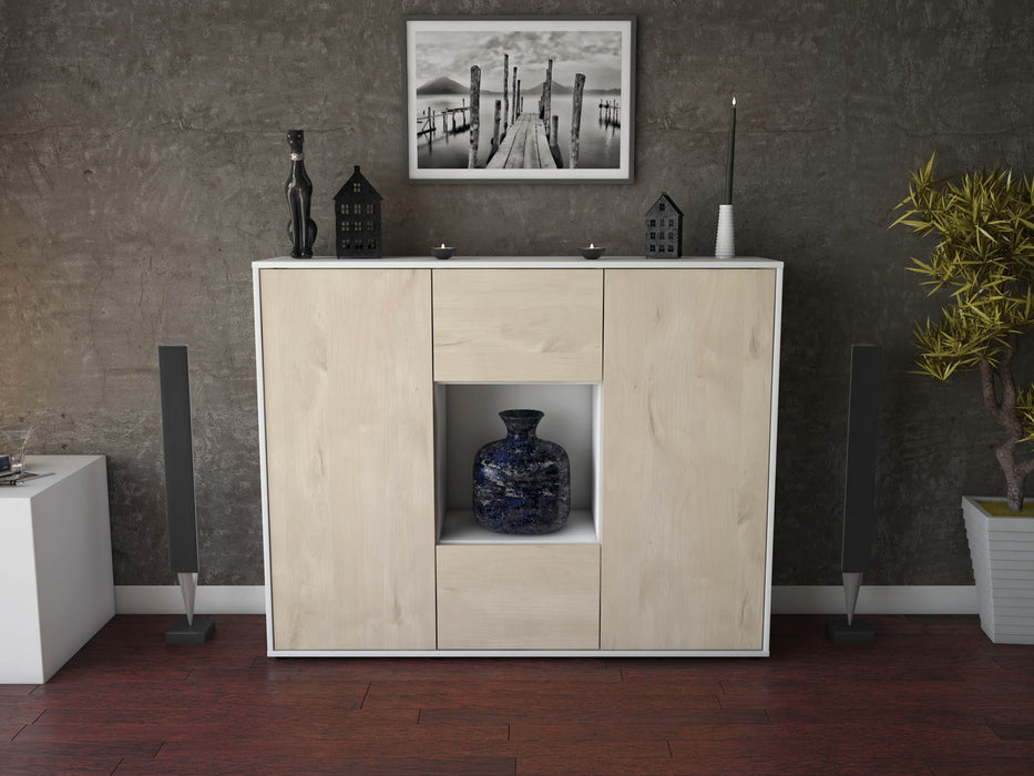 Highboard Priscilla, Zeder Front (136x108x35cm) - Dekati GmbH