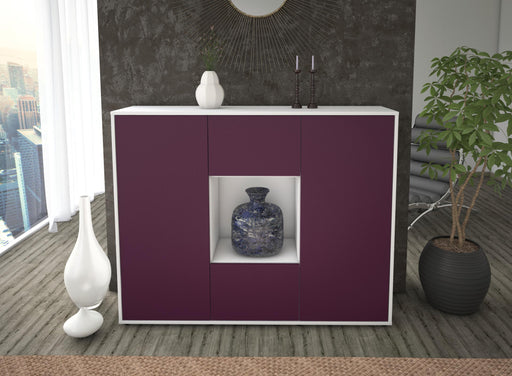 Highboard Priscilla, Lila Front (136x108x35cm) - Dekati GmbH