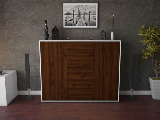 Highboard Prospera, Walnuss Front (136x108x35cm) - Dekati GmbH