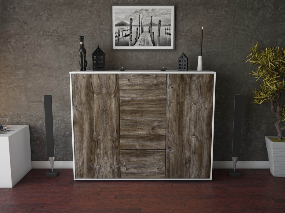 Highboard Prospera, Treibholz Front (136x108x35cm) - Dekati GmbH