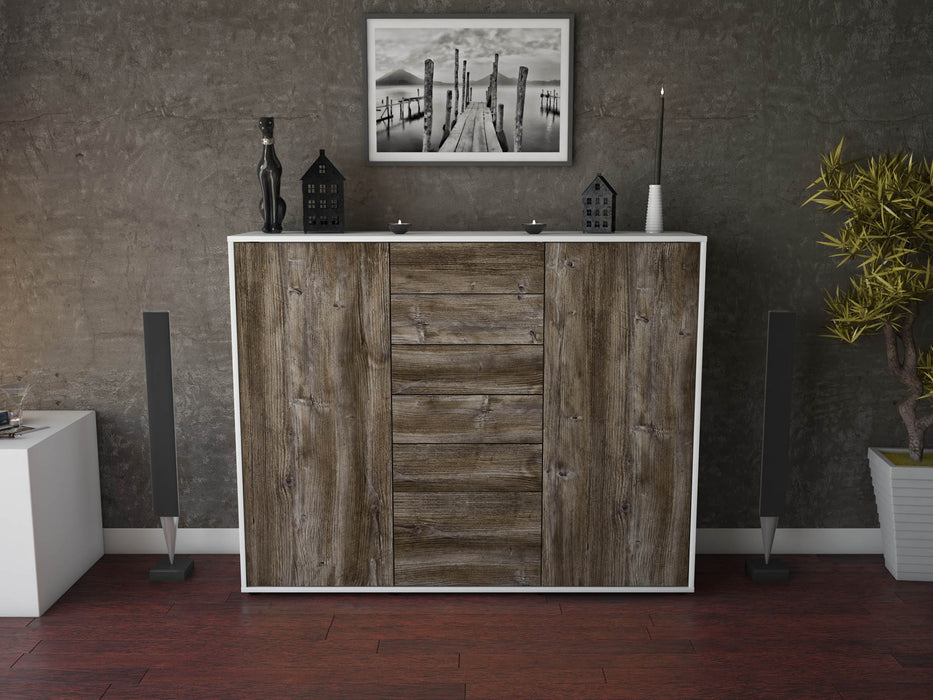 Highboard Ramona, Treibholz Front (136x108x35cm) - Dekati GmbH