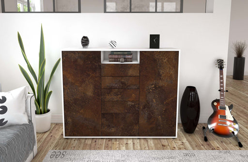 Highboard Ravena, Rost Front (136x108x35cm) - Dekati GmbH