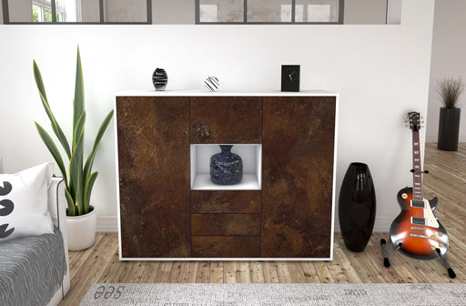 Highboard Ravenna, Rost Front (136x108x35cm) - Dekati GmbH