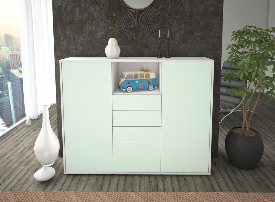 Highboard Rebecca, Mint Front (136x108x35cm) - Dekati GmbH