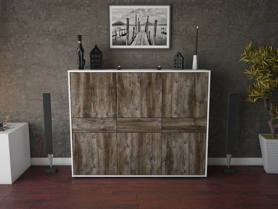 Highboard Saphira, Treibholz Front (136x108x35cm) - Dekati GmbH