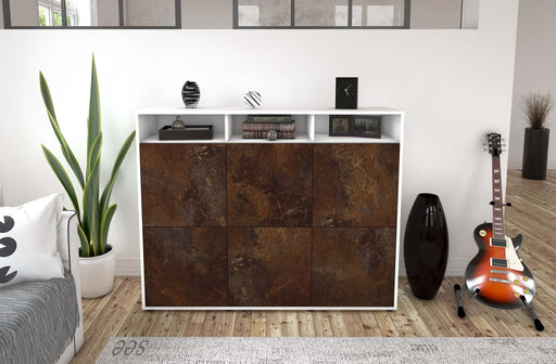 Highboard Sara, Rost Front (136x108x35cm) - Dekati GmbH