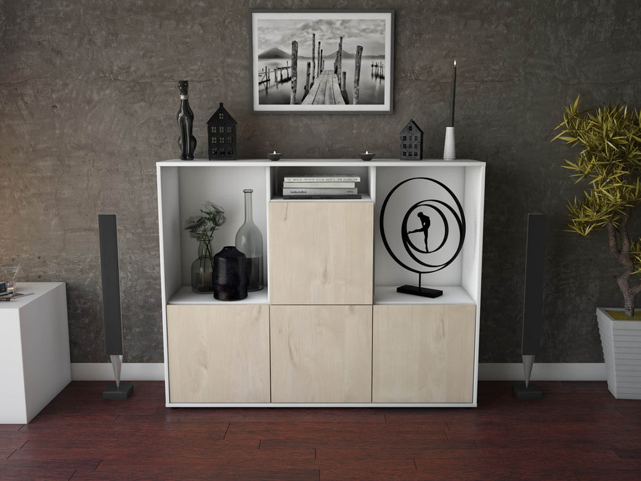 Highboard Saskia, Zeder Front (136x108x35cm) - Dekati GmbH