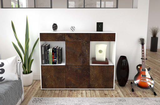 Highboard Selena, Rost Front (136x108x35cm) - Dekati GmbH