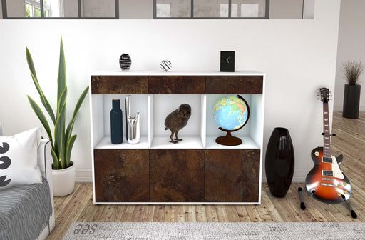 Highboard Selina, Rost Front (136x108x35cm) - Dekati GmbH