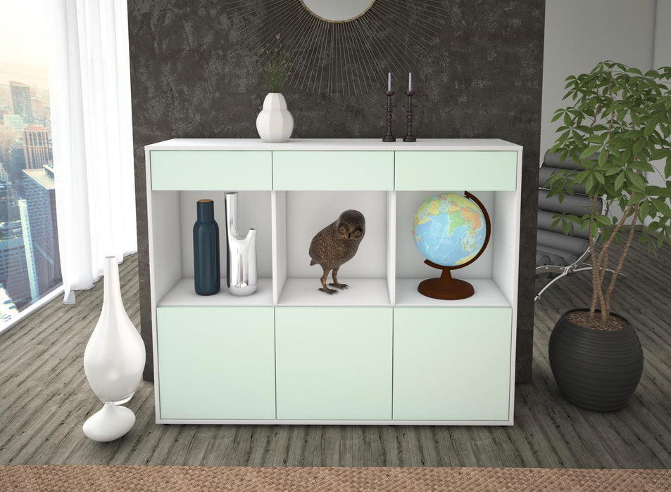 Highboard Selina, Mint Front (136x108x35cm) - Dekati GmbH