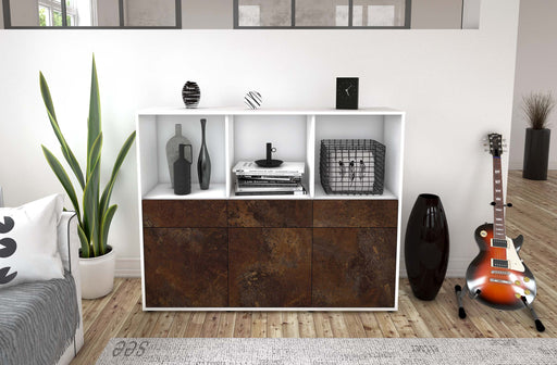 Highboard Selma, Rost Front (136x108x35cm) - Dekati GmbH