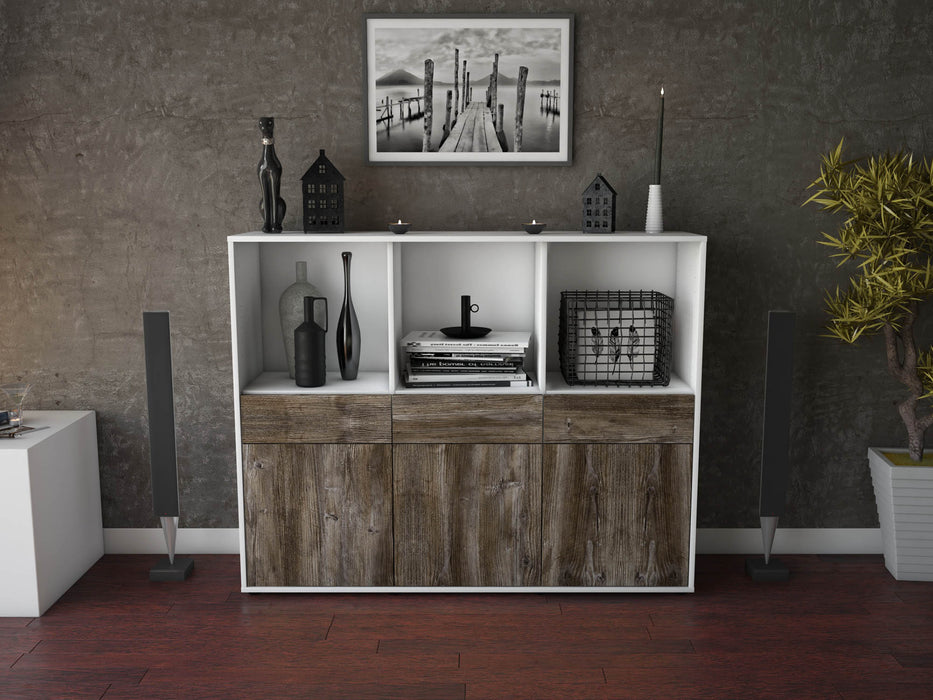 Highboard Selma, Treibholz Front (136x108x35cm) - Dekati GmbH