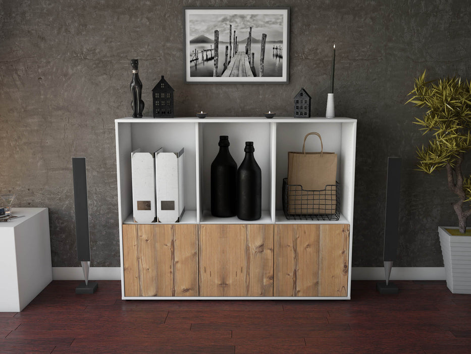 Highboard Seraphine, Pinie Front (136x108x35cm) - Dekati GmbH