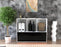 Highboard Seraphine, Schwarz Front (136x108x35cm) - Dekati GmbH