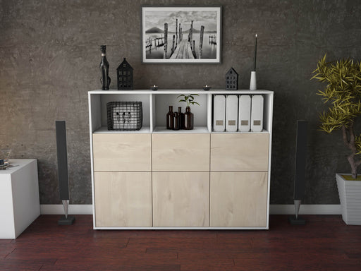 Highboard Sina, Zeder Front (136x108x35cm) - Dekati GmbH