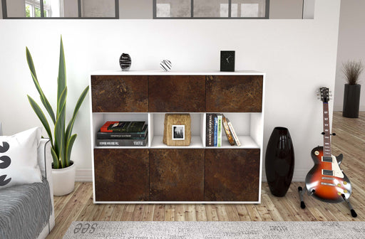 Highboard Sira, Rost Front (136x108x35cm) - Dekati GmbH