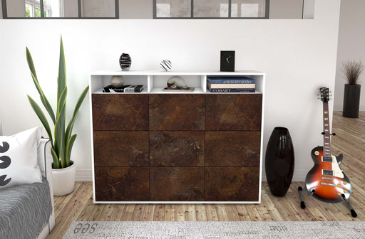 Highboard Sofia, Rost Front (136x108x35cm) - Dekati GmbH