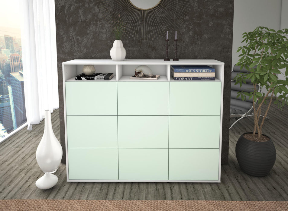 Highboard Sofia, Mint Front (136x108x35cm) - Dekati GmbH