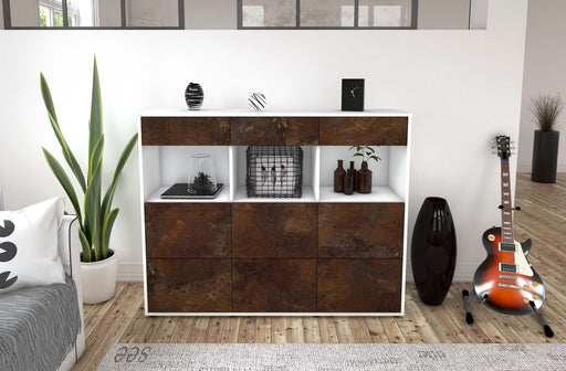 Highboard Stella, Rost Front (136x108x35cm) - Dekati GmbH