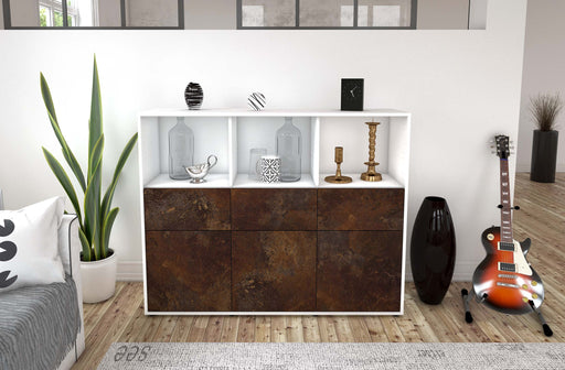 Highboard Theresia, Rost Front (136x108x35cm) - Dekati GmbH