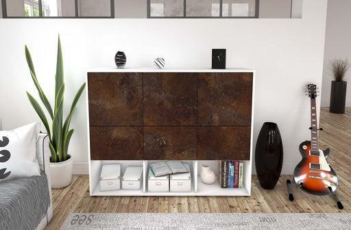 Highboard Zaccaria, Rost Front (136x108x35cm) - Dekati GmbH