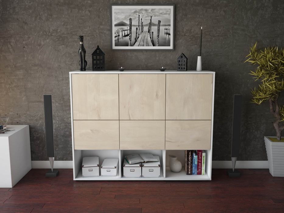 Highboard Zaccaria, Zeder Front (136x108x35cm) - Dekati GmbH