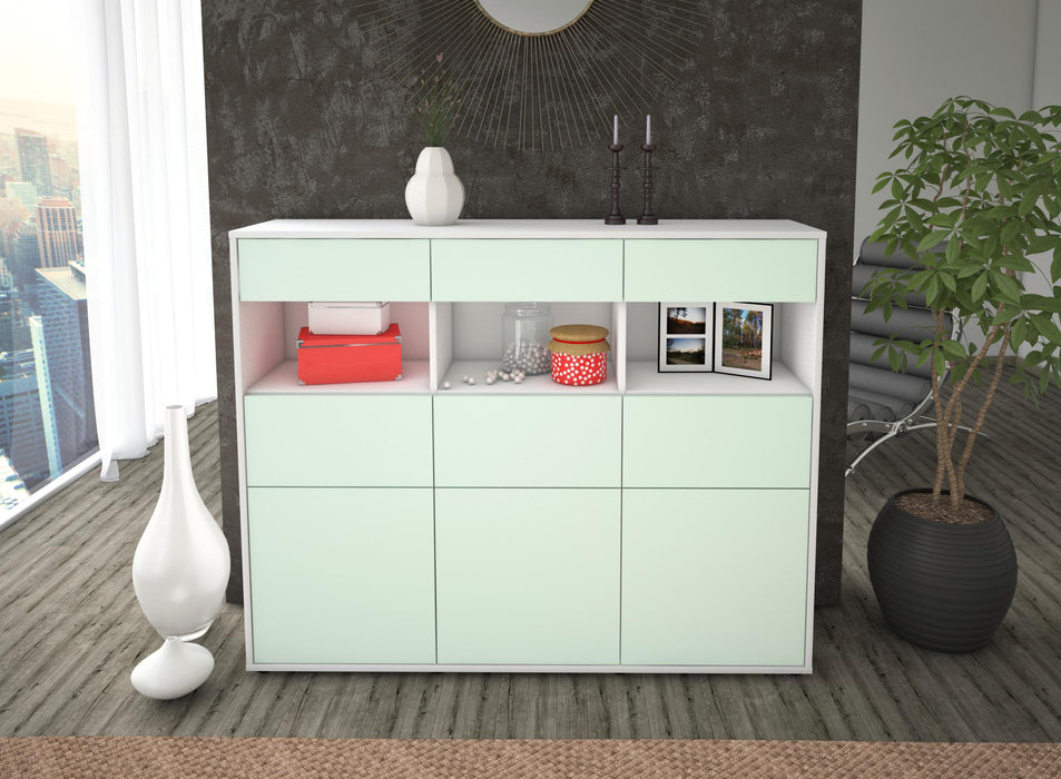 Highboard Tina, Mint Front (136x108x35cm) - Dekati GmbH