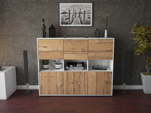 Highboard Tiziana, Pinie Front (136x108x35cm) - Dekati GmbH