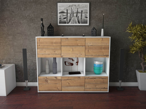 Highboard Tonja, Pinie Front (136x108x35cm) - Dekati GmbH