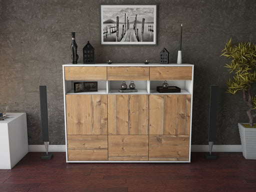 Highboard Tosca, Pinie Front (136x108x35cm) - Dekati GmbH