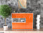 Highboard Valeria, Orange Front (136x108x35cm) - Dekati GmbH