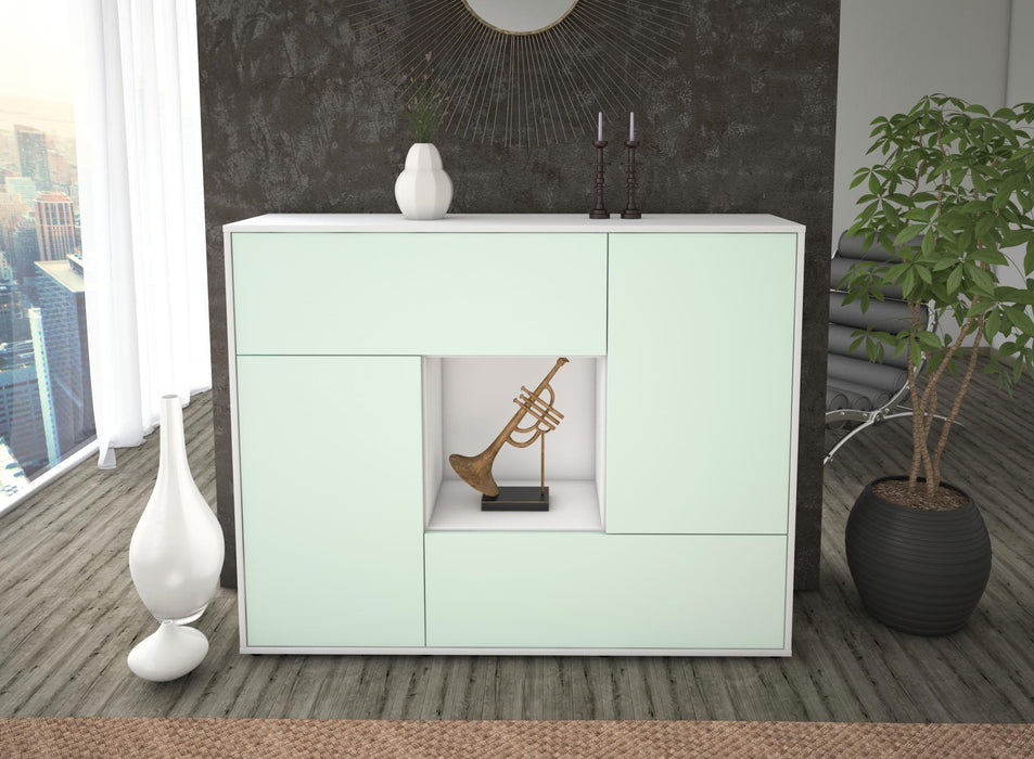 Highboard Veronica, Mint Front (136x108x35cm) - Dekati GmbH