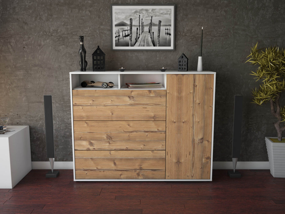 Highboard Vita, Pinie Front (136x108x35cm) - Dekati GmbH