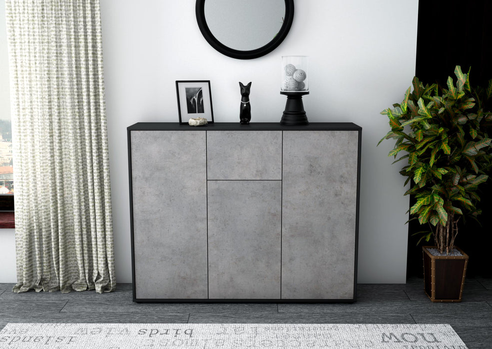 Highboard Lya, Beton Front (136x108x35cm) - Dekati GmbH