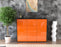 Highboard Lya, Orange Front (136x108x35cm) - Dekati GmbH