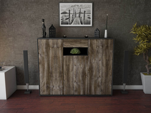 Highboard Madalena, Treibholz Front (136x108x35cm) - Dekati GmbH