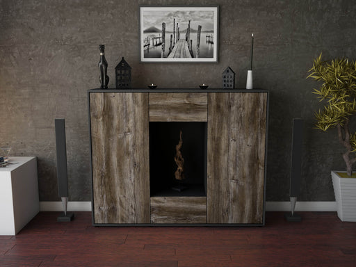 Highboard Malina, Treibholz Front (136x108x35cm) - Dekati GmbH