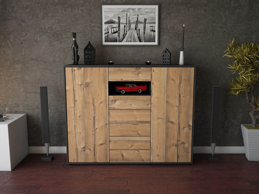 Highboard Maria, Pinie Front (136x108x35cm) - Dekati GmbH