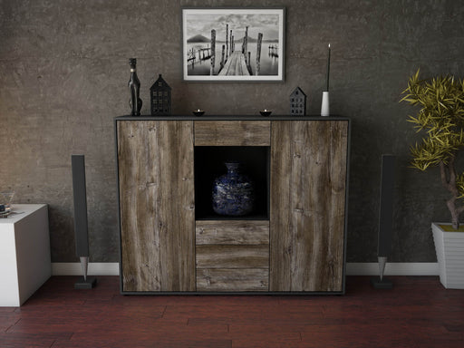 Highboard Mariella, Treibholz Front (136x108x35cm) - Dekati GmbH