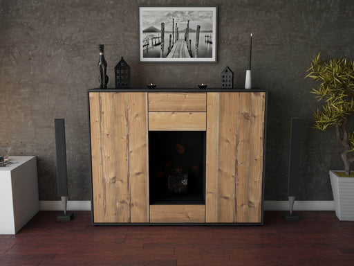 Highboard Marika, Pinie Front (136x108x35cm) - Dekati GmbH