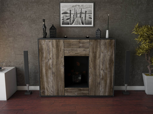 Highboard Marika, Treibholz Front (136x108x35cm) - Dekati GmbH