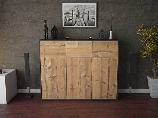 Highboard Marisa, Pinie Front (136x108x35cm) - Dekati GmbH