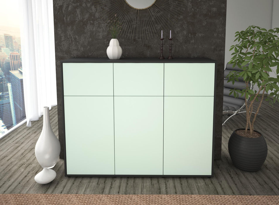 Highboard Marisa, Mint Front (136x108x35cm) - Dekati GmbH