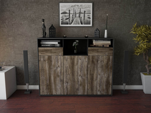 Highboard Melina, Treibholz Front (136x108x35cm) - Dekati GmbH