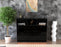 Highboard Mena, Schwarz Front (136x108x35cm) - Dekati GmbH