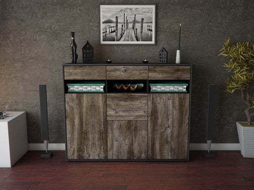 Highboard Michaela, Treibholz Front (136x108x35cm) - Dekati GmbH